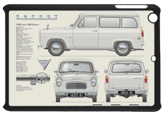 Ford Escort 100E 1955-61 Small Tablet Covers